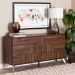 Baxton Studio Graceland Mid-Century Modern Transitional Walnut Brown Finished Wood 6-Drawer Dresser - BSOLV45COD45231WI-CLB-6DW-Dresser