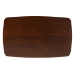 Baxton Studio Dannell Mid-Century Modern Grey Fabric and Walnut Brown Finished Wood 7-Piece Dining Set - BSOCS003C-Walnut/Light Grey-7PC Dining Set