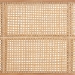 bali & pari Lainer Modern Bohemian Natural Brown Finished Bayur Wood and Bamboo Queen Size Headboard - BSOLMZ12-Light Natural/Natural Rattan-Headboard Queen