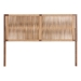 bali & pari Holitz Modern Bohemian Walnut Brown Finished Bayur Wood Queen Size Headboard - BSOHoltiz-Medium tone (NAT02)-Headboard Queen