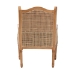 bali & pari Rachana Traditional French Beige Fabric and Honey Oak Finished Wood Accent Chair - BSOSEA675-Light wood-NAT01/White-F00