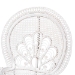 bali & pari Ediva Modern Bohemian White Natural Rattan Peacock Accent Chair - BSOPeacock-001-Rattan-White-AC