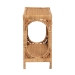 bali & pari Ramona Modern Bohemian Light Honey Rattan Console Table - BSODCWH1001-Light Honey Rattan-Ramona Console Table