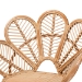 bali & pari Eliava Modern Bohemian Natural Rattan Flower Accent Chair - BSOFlower-Natural-AC