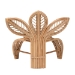 bali & pari Gresham Modern Bohemian Natural Rattan Leaf Accent Chair - BSOLeave-Natural-AC