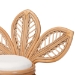 bali & pari Gresham Modern Bohemian Natural Rattan Leaf Accent Chair - BSOLeave-Natural-AC