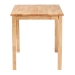 Baxton Studio Eveline Modern Natural Brown Finished Wood 43-Inch Dining Table - BSORH7006-Natural-DT