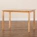 Baxton Studio Eveline Modern Natural Brown Finished Wood 43-Inch Dining Table - BSORH7006-Natural-DT