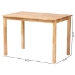 Baxton Studio Eveline Modern Natural Brown Finished Wood 43-Inch Dining Table - BSORH7006-Natural-DT