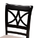 Baxton Studio Noemi Modern Beige Fabric and Dark Brown Finished Wood 5-Piece Dining Set - BSONoemi-Sand/Dark Brown-5PC Dining Set