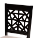 Baxton Studio Felice Modern Beige Fabric and Dark Brown Finished Wood 5-Piece Dining Set - BSOFelice-Sand/Dark Brown-5PC Dining Set