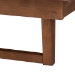 Baxton Studio Aveena Mid-Century Modern Walnut Brown Finished Wood Queen Size Platform Bed - BSOMG0004-3-Ash Walnut/Rattan-Queen