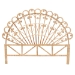 bali & pari Rasima Modern Bohemian Natural Brown Rattan Queen Size Standalone Headboard - BSOWS038-Rattan-Natural-HB-Queen