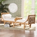 bali & pari Macias Modern Bohemian Natural Brown Rattan Daybed - BSODCWH10011-Light Honey Rattan-Charmilla Daybed
