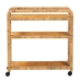 bali & pari Delphine Modern Bohemian Natural Rattan Kitchen Cart - BSODCWH10013-Maia-Natural Rattan-Cart