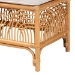 bali & pari Materra Modern bohemian Natural Brown Rattan Bench - BSOMaterra-Light Honey Ratttan-Bench