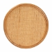 bali & pari Louis Modern Bohemian Natural Brown Rattan End Table - BSOLouis-Light Honey Rattan-ET