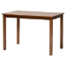 Baxton Studio Estera Mid-Century Modern Walnut Brown Finished Wood and Rattan 5-Piece Dining Set - BSORH254C-Walnut Rattan-Rectangle-5PC Dining Set