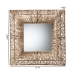 bali & pari Collice Modern Bohemian Metal and Natural Brown Seagrass Accent Wall Mirror - BSOF232-FT25-Seagrass-Mirror