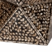 Baxton Studio Feronia Modern Bohemian Black and Bronze Mother of Pearl End Table - BSOF232-FT46-Accent Table