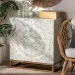 Baxton Studio Quintus Modern Bohemian Multicolor Mother of Pearl and Gold Metal Storage Cabinet - BSOF232-FT53-Cabinet