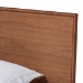 Baxton Studio Melora Mid-Century Modern Walnut Brown Finished Wood and Rattan Twin Size 3-Piece Bedroom Set - BSOMG0004-Ash Walnut-Twin 3PC Bedroom Set
