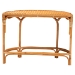 bali & pari Wakana Modern Bohemian Natural Brown Rattan Console Table - BSODCWH1005-Light Honey Rattan-Lola Console Table