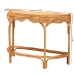bali & pari Wakana Modern Bohemian Natural Brown Rattan Console Table - BSODCWH1005-Light Honey Rattan-Lola Console Table