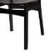 Baxton Studio Linnet Mid-Century Modern Dark Brown Finished Wood and Rattan 7-Piece Dining Set - BSORH254C-Natural Rattan/DB-Round-7PC Dining Set