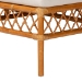 bali & pari Aina Modern Bohemian Honey Rattan 4-Piece Dining Nook Set - BSOAina-4PC Dining Nook Set