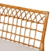 bali & pari Adalina Modern Bohemian Honey Rattan 4-Piece Dining Nook Set - BSOAdalina-4PC Dining Nook Set