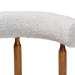 Baxton Studio Edric Modern Japandi Light Grey Boucle Fabric and Walnut Brown Finished Wood 2-Piece Dining Chair Set - BSOBBT5491-Maya- Sky Grey-DC
