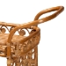 bali & pari Diwata Modern Bohemian Natural Brown Rattan Kitchen Cart - BSODCWH10015-Decore-Natural Rattan-Cart