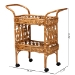 bali & pari Diwata Modern Bohemian Natural Brown Rattan Kitchen Cart - BSODCWH10015-Decore-Natural Rattan-Cart