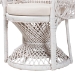 bali & pari Kallima Modern Bohemian White Natural Rattan Peacock Chair - BSOWS042-Solid White Rattan-CC