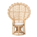 bali & pari Hecate Modern Bohemian Natural Brown Rattan Peacock Chair - BSOWS043-Natural Rattan-CC