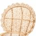 bali & pari Hecate Modern Bohemian Natural Brown Rattan Peacock Chair - BSOWS043-Natural Rattan-CC