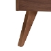 Baxton Studio Demeter Mid-Century Modern Walnut Brown Finished Wood King Size 5-Piece Bedroom Set - BSODemeter-Ash Walnut-King 5PC Bedroom Set