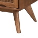 Baxton Studio Demeter Mid-Century Modern Walnut Brown Finished Wood Queen Size 3-Piece Bedroom Set - BSODemeter-Ash Walnut-Queen 3PC Bedroom Set
