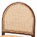 bali & pari Maryland Modern Bohemian Natural Rattan and Acacia Wood 2-Piece Dining Chair Set - BSOMaryland-Wood/Rattan-DC