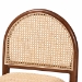 bali & pari Maryland Modern Bohemian Natural Rattan and Acacia Wood Counter Stool - BSOMaryland-Wood/Rattan-CS