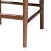 bali & pari Maryland Modern Bohemian Natural Rattan and Acacia Wood Counter Stool - BSOMaryland-Wood/Rattan-CS