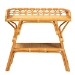 bali & pari Nayana Modern Bohemian Natural Rattan 2-Tier Console Table - BSODCWH1003-Light Honey Rattan-Emilia Console Table