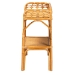bali & pari Nayana Modern Bohemian Natural Rattan 2-Tier Console Table - BSODCWH1003-Light Honey Rattan-Emilia Console Table
