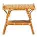 bali & pari Nayana Modern Bohemian Natural Rattan 2-Tier Console Table - BSODCWH1003-Light Honey Rattan-Emilia Console Table