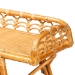 bali & pari Nayana Modern Bohemian Natural Rattan 2-Tier Console Table - BSODCWH1003-Light Honey Rattan-Emilia Console Table