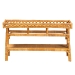 bali & pari Savitri Modern Bohemian Natural Rattan 2-Tier Console Table - BSODCWH1004-Light Honey Rattan-Lucia Console Table