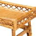 bali & pari Savitri Modern Bohemian Natural Rattan 2-Tier Console Table - BSODCWH1004-Light Honey Rattan-Lucia Console Table
