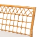bali & pari Capella Modern Bohemian Honey Rattan Dining Bench - BSODCWH10016-Light Honey Rattan-Dining Bench