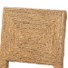 bali & pari Anfield Modern Bohemian Natural Seagrass and Mahogany Wood Dining Chair - BSOAnfield-Mahogany/Seagrass-DC